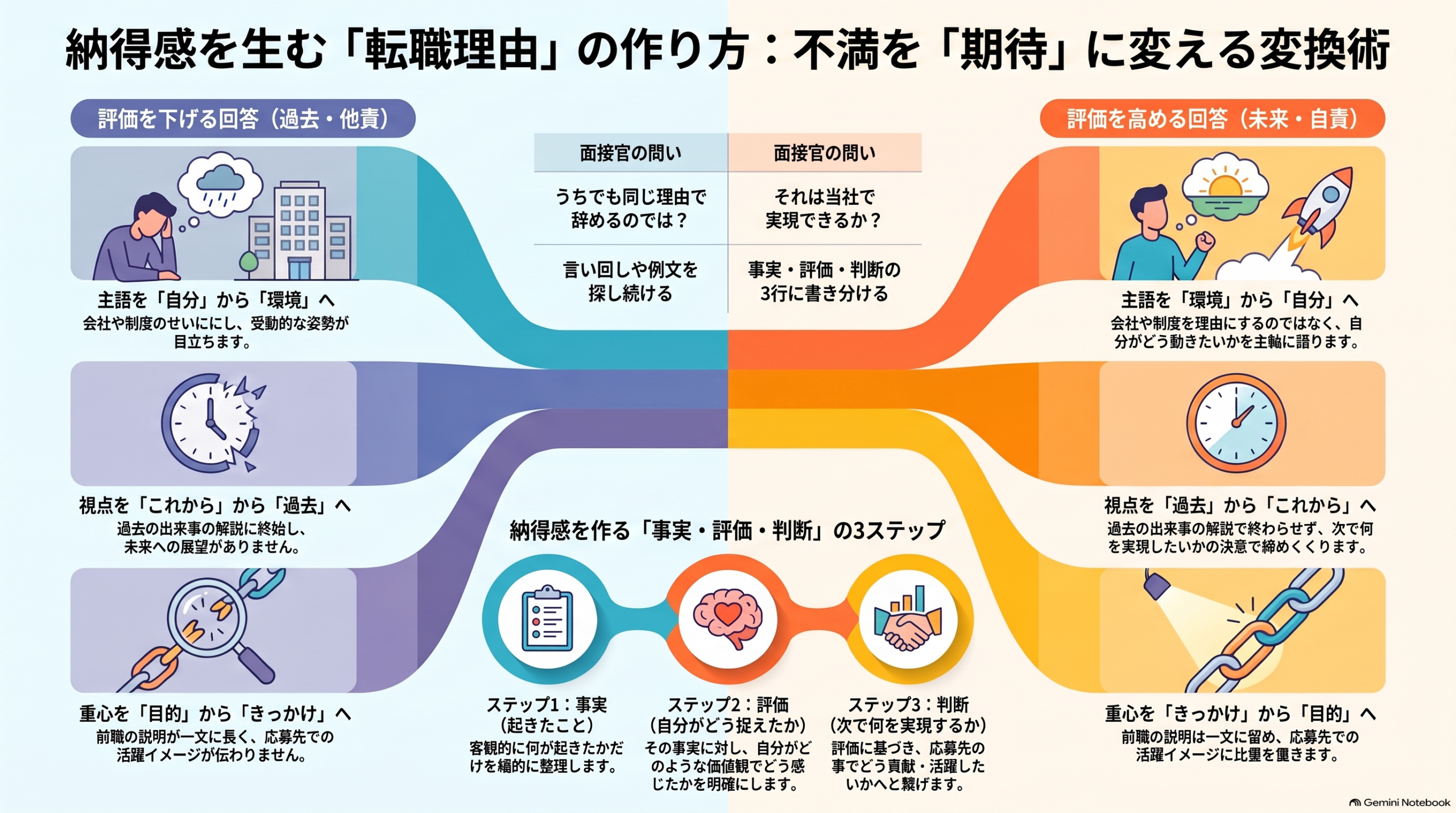 転職理由が「他責」に聞こえる人へ|不満を消さずに市場価値を伝える判断の型